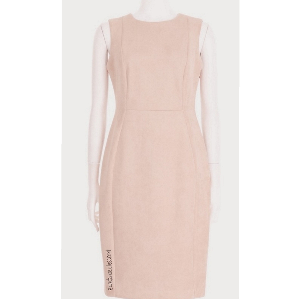 Calvin Klein Suade Blush Dress Last available Sz 6NWT Sz 12,14 & 16 sold out